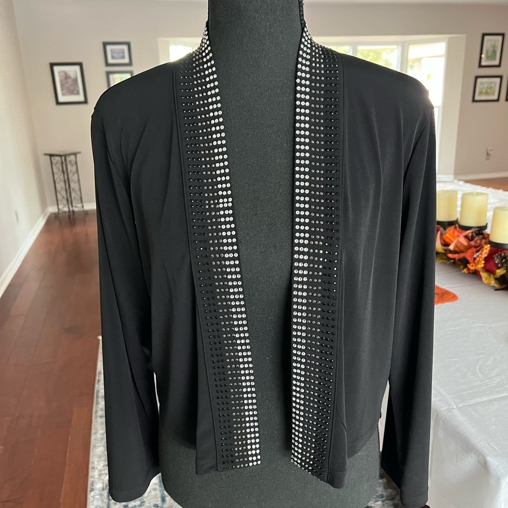 Black Sequined Calvin Klein Bolero